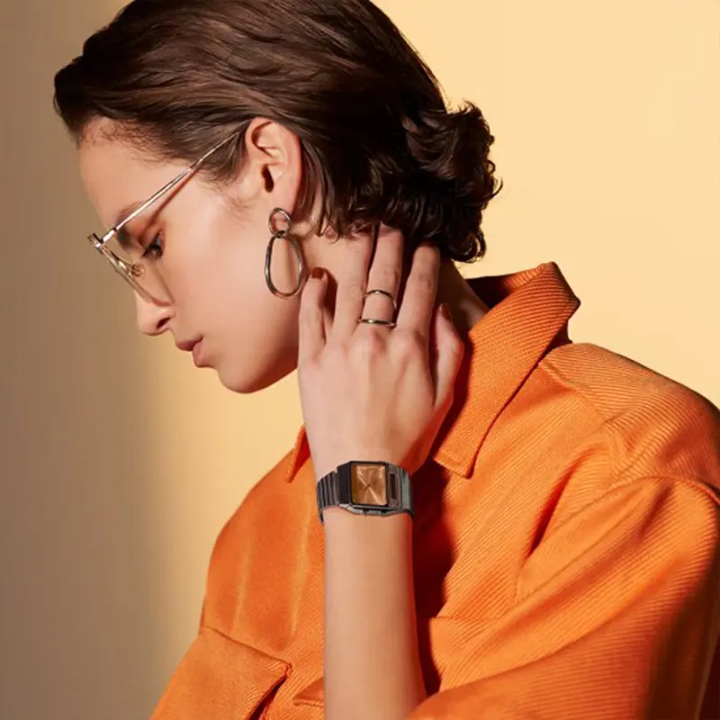 Casio Vintage Dual-time Watch- AQ-800ECGG-4A